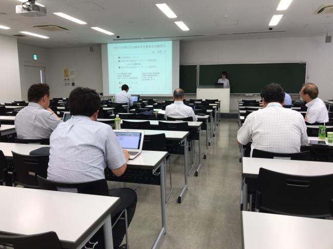 JABEE学生委員会からの報告の様子